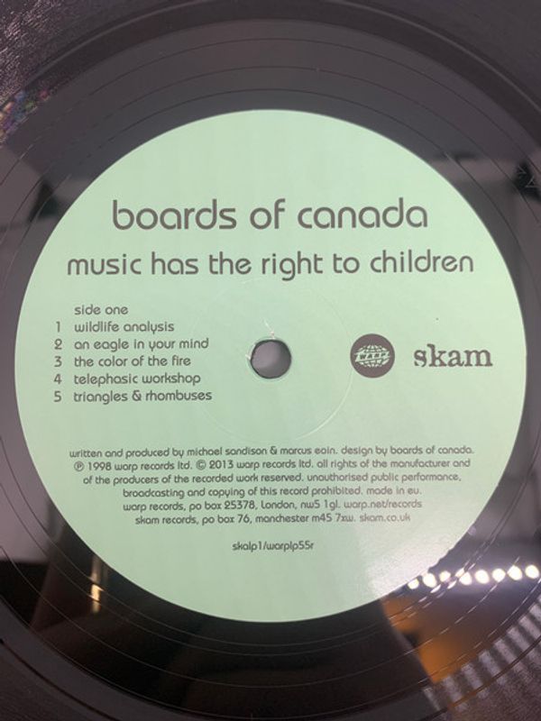 Виниловая пластинка BOARDS OF CANADA MUSIC HAS THE RIGHT TO CHILDREN