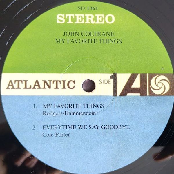 Виниловая пластинка JOHN COLTRANE MY FAVORITE THINGS