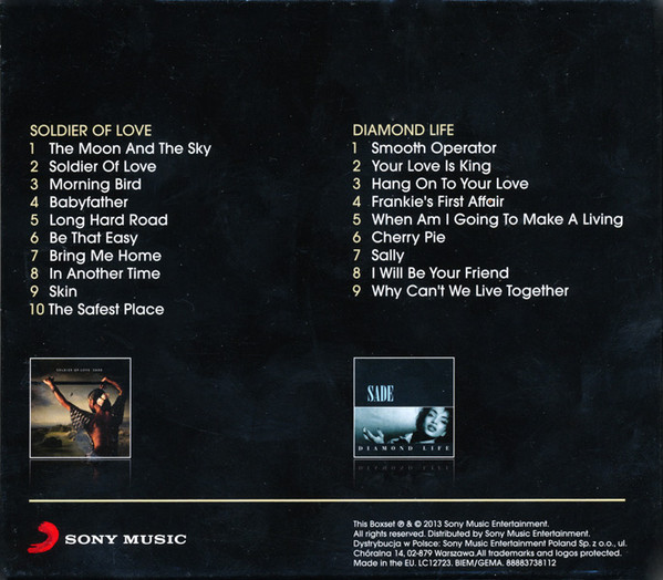 CD SADE — DIAMOND LIFE