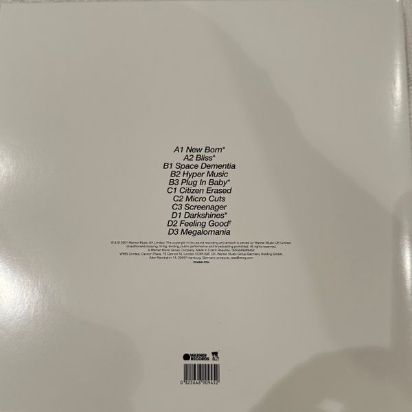 Виниловая пластинка MUSE ORIGIN OF SYMMETRY BLACK VINYL EDITION