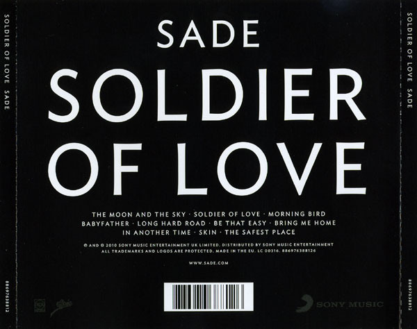 CD SADE — SOLDIER OF LOVE
