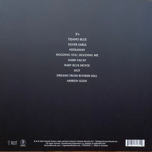 Виниловая пластинка CIGARETTES AFTER SEX X'S CLEAR VINYL EDITION
