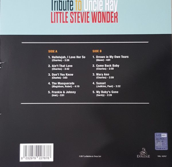Виниловая пластинка STEVIE WONDER TRIBUTE TO UNCLE RAY