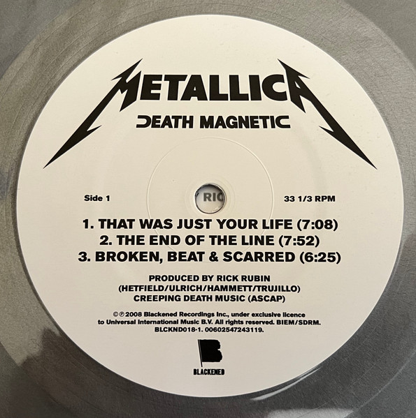 Виниловая пластинка METALLICA DEATH MAGNETIC