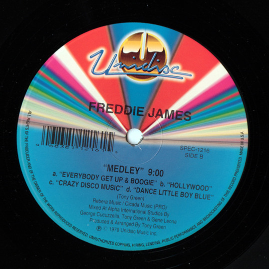 Виниловая пластинка FREDDIE JAMES EVERYBODY GET UP AND BOOG