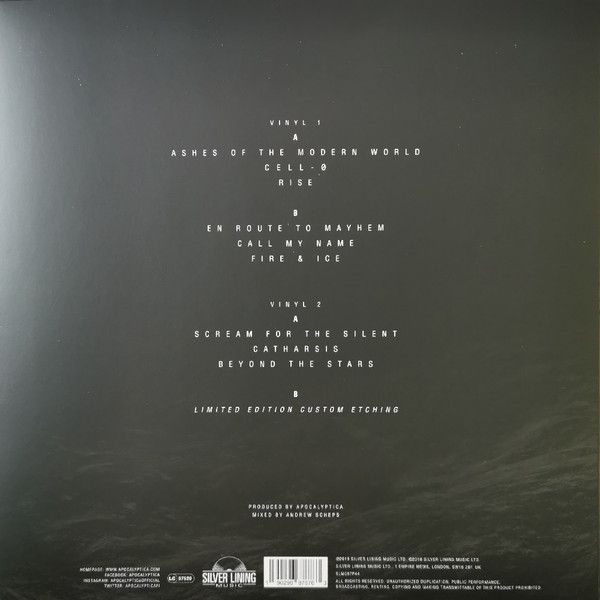 Виниловая пластинка APOCALYPTICA CELL-0