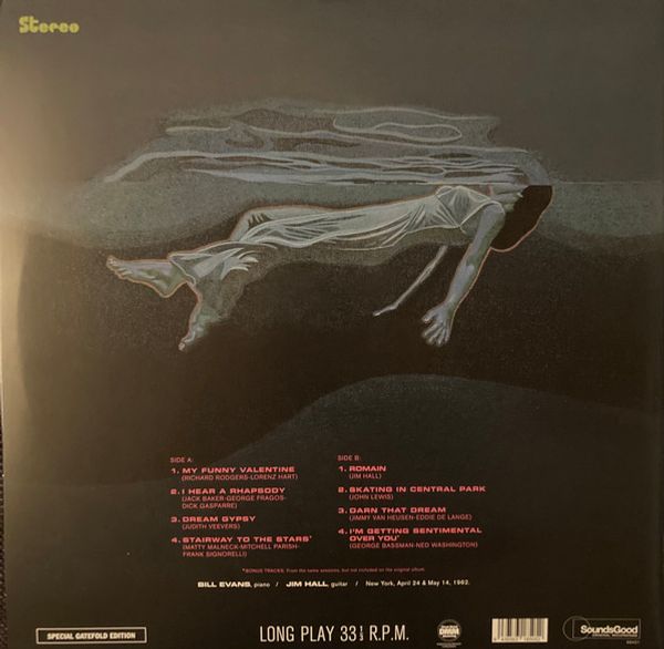Виниловая пластинка BILL EVANS & JIM HALL UNDERCURRENT SOUNDSGOOD