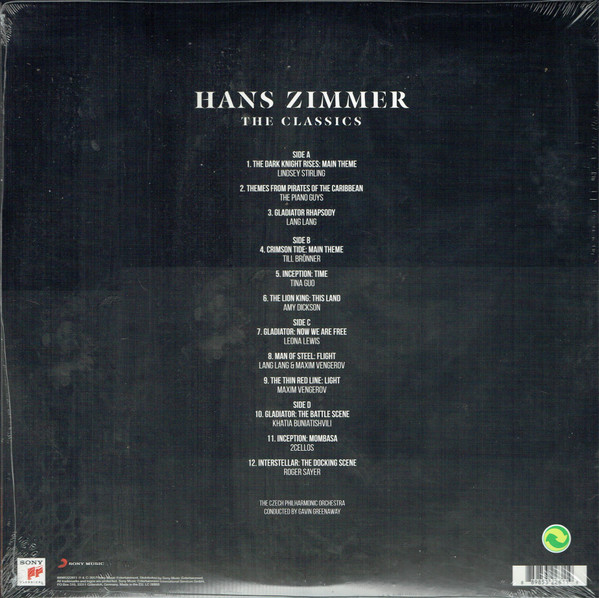 Виниловая пластинка HANS ZIMMER Hans Zimmer - The Classics