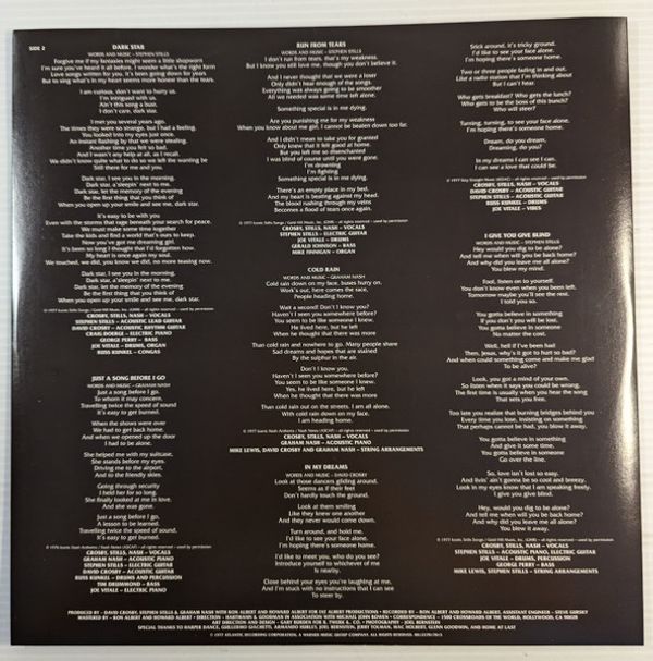 Виниловая пластинка CROSBY, STILLS & NASH CSN