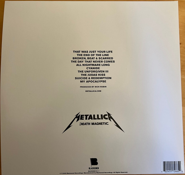 Виниловая пластинка METALLICA DEATH MAGNETIC