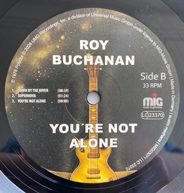Виниловая пластинка ROY BUCHANAN YOU'RE NOT ALONE