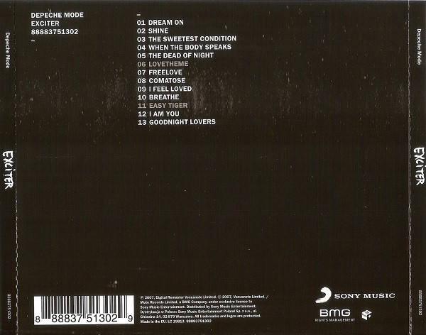 CD DEPECHE MODE — EXCITER
