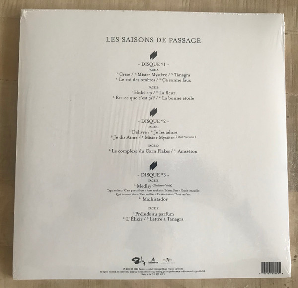 Виниловая пластинка M. LES SAISONS DE PASSAGE