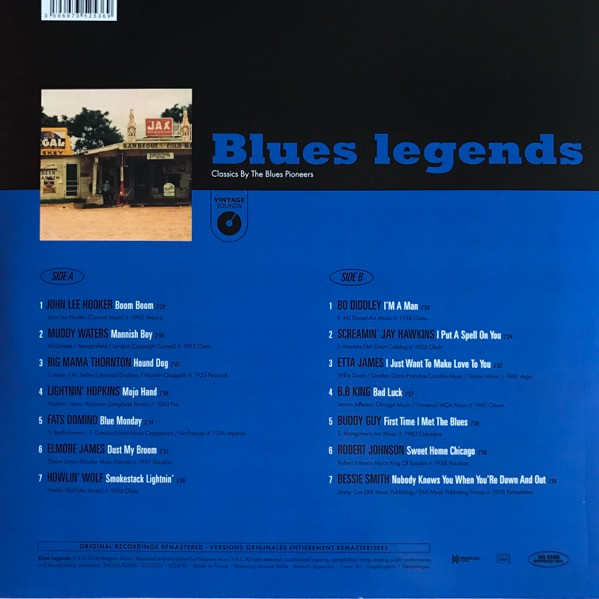 Виниловая пластинка VARIOUS BLUES LEGENDS
