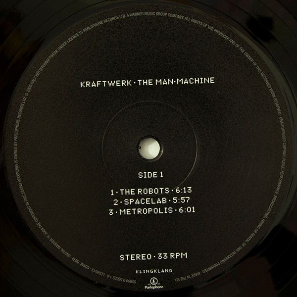 Виниловая пластинка KRAFTWERK THE MAN-MACHINE REMASTERED EDITION