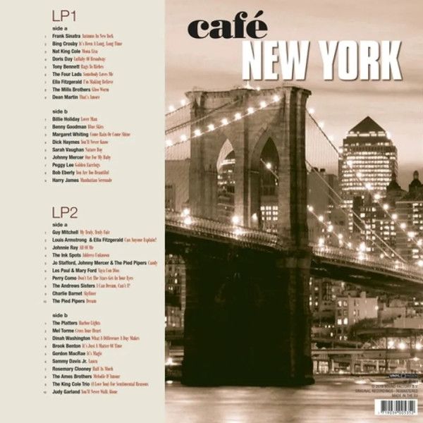 Виниловая пластинка V.A. CAFE NEW YORK-38 MANHATTAN MEMORIES