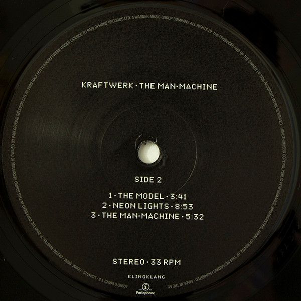 Виниловая пластинка KRAFTWERK THE MAN-MACHINE REMASTERED EDITION