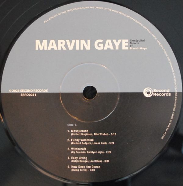 Виниловая пластинка MARVIN GAYE THE SOULFUL MOODS OF MARVIN GAYE