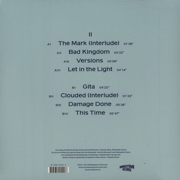 Виниловая пластинка MODERAT (APPARAT & MODESELEKTOR) II