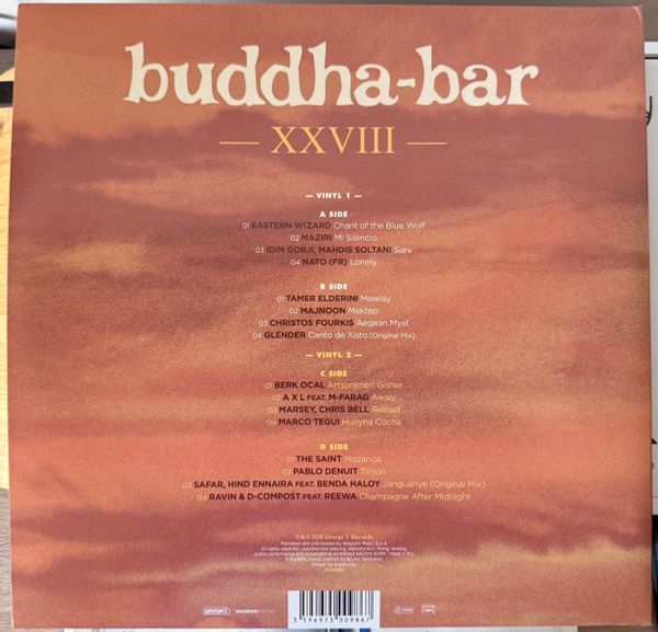 Виниловая пластинка BUDDHA BAR PRESENTS BUDDHA BAR VOL XXVIII CREAM WHITE VINYL