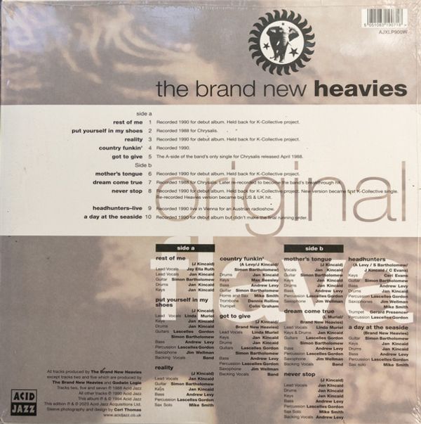 Виниловая пластинка THE BRAND NEW HEAVIES ORIGINAL FLAVA WHITE VINYL EDITION