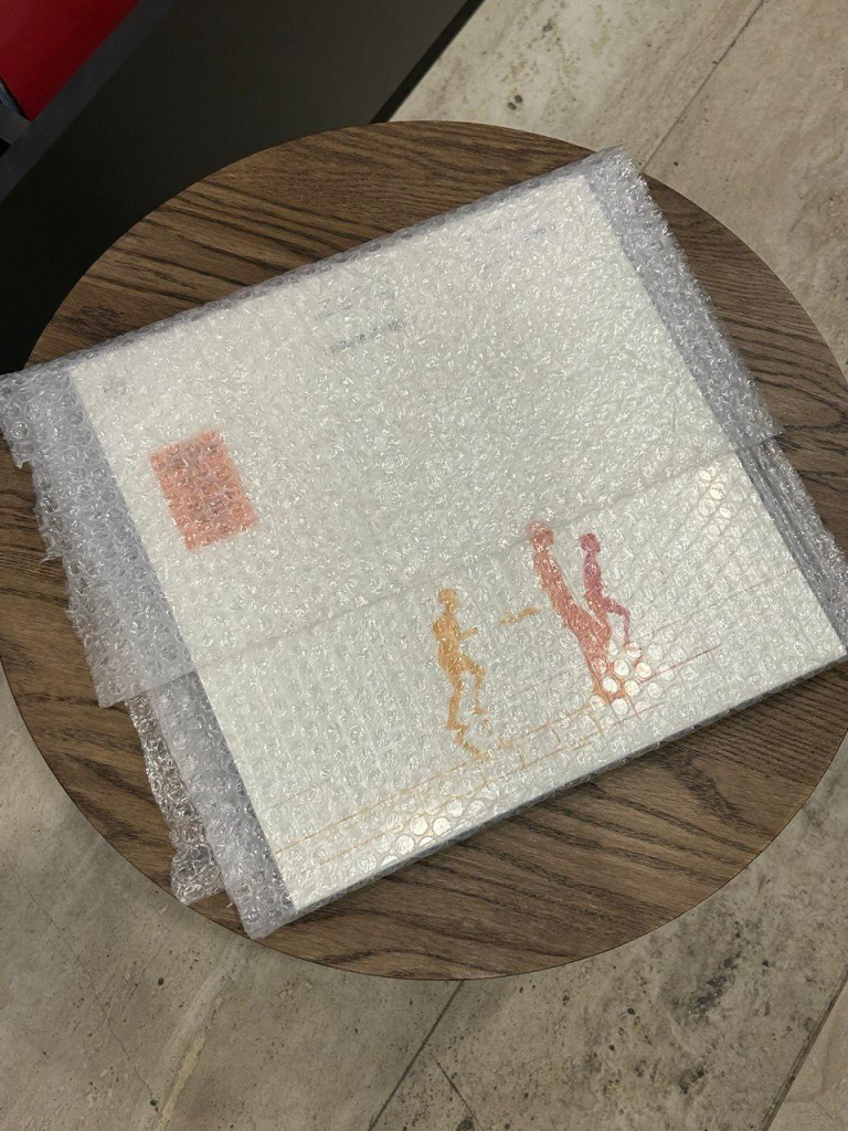 Шаг 3: оборачиваем в пузырчатую плёнку